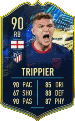 Kieran Trippier Angleterre F I F A - Jugadores  cartas Vídeo Juegos Multimedia 