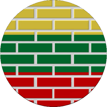 Tondo Lituania Europa Bandiere 