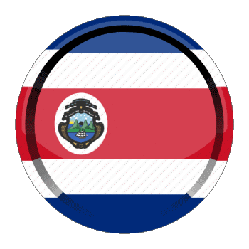 Rotondo - Anelli Costa Rica America Bandiere 