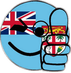 Smiley - OK Fiyi Oceanía Banderas 