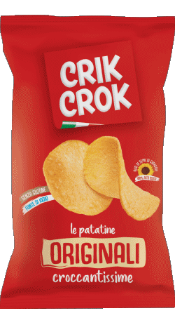 Crik Crok Italien Chips - Snack - Crips Essen 