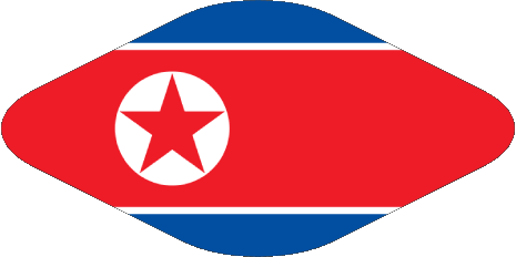 Diverso Corea del Norte Asia Banderas 