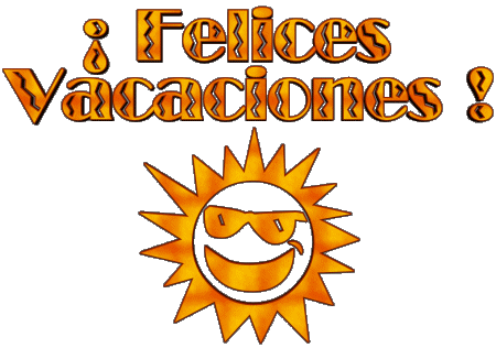 04 Sfondo trasparente Felices Vacaciones Spagnolo Messagi 