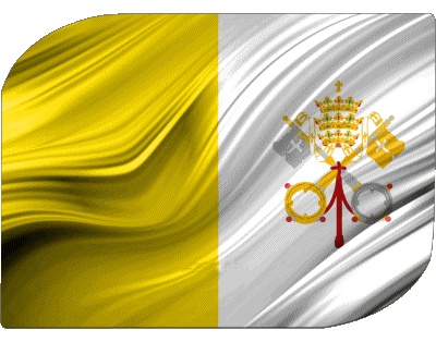Rectangle Vatican Europe Flags 