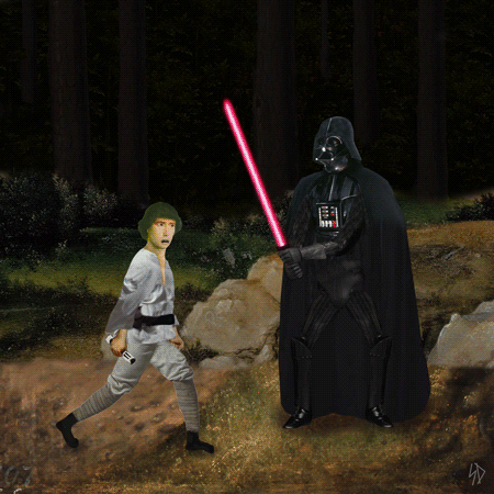 Scorpion Dagger GIF Künstler Humor -  Fun 