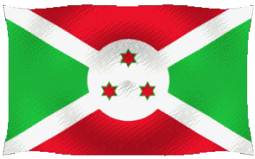Ondulación Burundi África Banderas 