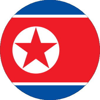 Vario Corea del Nord Asia Bandiere 