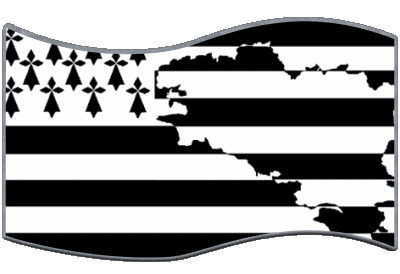 Rectangle Bretagne Régions France Drapeaux 