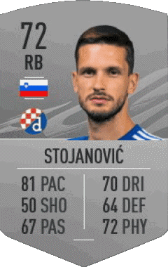 Petar Stojanovic Slovenia F I F A - Giocatori carte Videogiochi Multimedia 