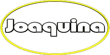Joaquina J FEMININ - Espagne Prénoms 
