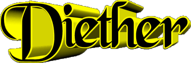 Diether D MASCULINE - German First Names 