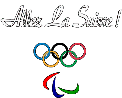 Jeux Olympiques Allez La Suisse Francese Messagi 