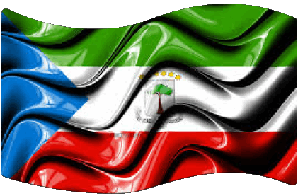 Rectángulo Guinea Ecuatorial África Banderas 