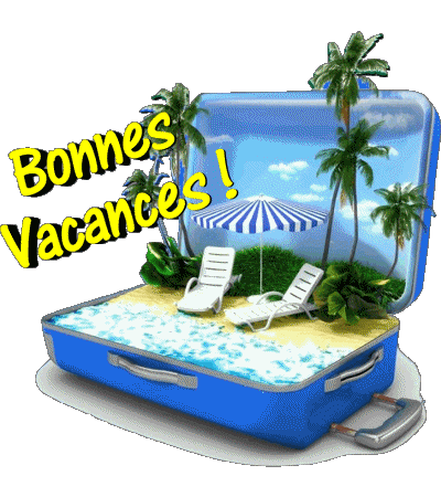 10 Fond Transparent Bonnes Vacances Français Messages 