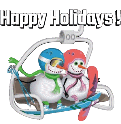 Serie 03 Happy Holidays Winter Englisch Nachrichten 