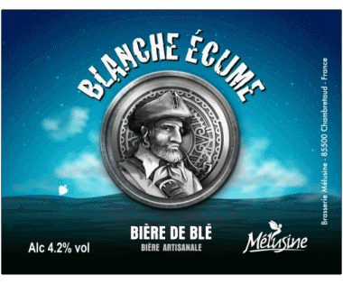 Blanche Ecume-Blanche Ecume Mélusine Francia continentale Birre Bevande 