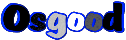 Osgood O MASCULINO - UK - USA - IRL - AUS - NZ Nombre 