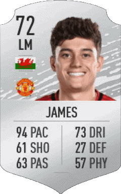 Daniel James Wales F I F A - Karten Spieler Videospiele Multimedia 
