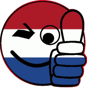 Smiley - OK Niederlande Europa Fahnen 