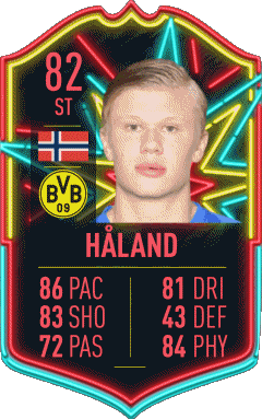 Erling Braut Haland Norwegen F I F A - Karten Spieler Videospiele Multimedia 
