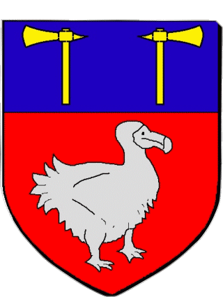 Blasone-Blasone LA POSSESSION 974 Dipartimenti - Città Francia Bandiere 