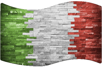 Rettangolo Nazionale Italia Europa Bandiere 