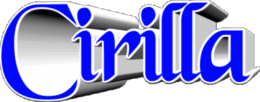 Cirilla C WEIBLICH - Italien Vorname 