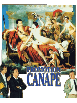 Michel Sardou-Michel Sardou Promotion canapé Thierry Lhermitte Filme Frankreich Multimedia 