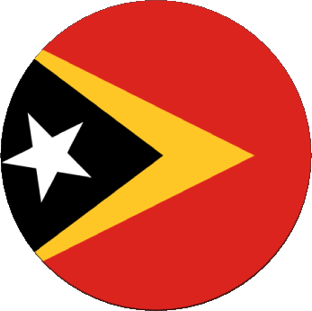 Tondo Timor Est Asia Bandiere 
