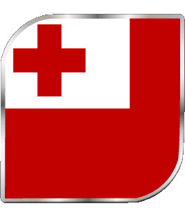 Square Tonga Oceania Flags 