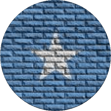 Rond Somalie Afrique Drapeaux 