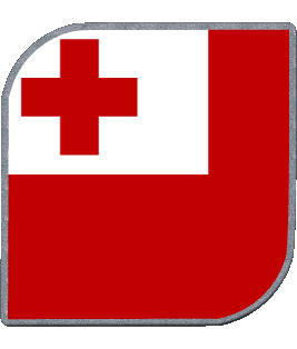 Carré Tonga Océanie Drapeaux 