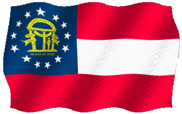 Ondulación Georgia U.S.A - Estados América Banderas 