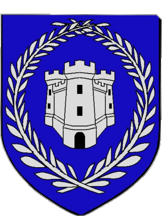 Wappen-Wappen TARASCON SUR ARIEGE 09 Abteilungen - Städte Frankreich Fahnen 