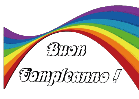 021 Fondo transparente Astratto - Geometrico Buon Compleanno Italiano Mensajes 