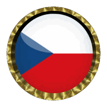 Round - Rings Czech Republic Europe Flags 