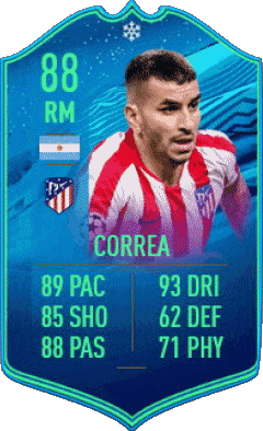 Angel Correa Argentine F I F A - Joueurs Cartes Jeux Vidéo Multi Média 