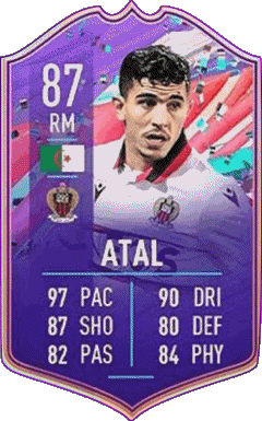 Youcef Atal Algeria F I F A - Card Players Video Games Multi Media 