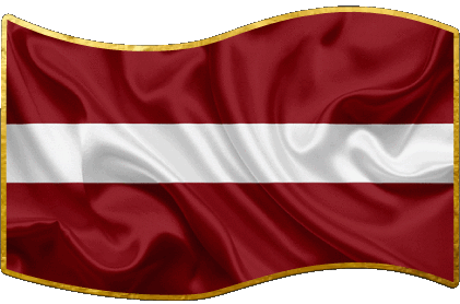 Rettangolo Lettonia Europa Bandiere 