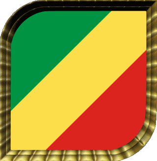 Carré Congo Afrique Drapeaux 