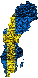Map Sweden Europe Flags 
