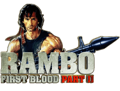 Logo First blood part 2 Rambo Film Internazionale Multimedia 