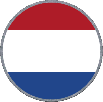 Runde Niederlande Europa Fahnen 