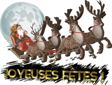 Serie 18 Joyeuses Fêtes (Noël) Francés Mensajes 