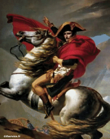 Bonaparte franchissant le Grand-Saint-Bernard-Bonaparte franchissant le Grand-Saint-Bernard recreación de arte covid de contención Getty desafío - Jacques-Louis David Artistas pintores Morphing - Parece Humor - Fun 