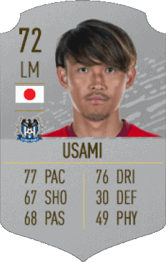 Takashi Inui Japon F I F A - Joueurs Cartes Jeux Vidéo Multi Média 