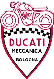 1957-1957 Logo Ducati MOTOCICLETAS Transporte 