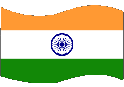 Rectangle India Asia Flags 