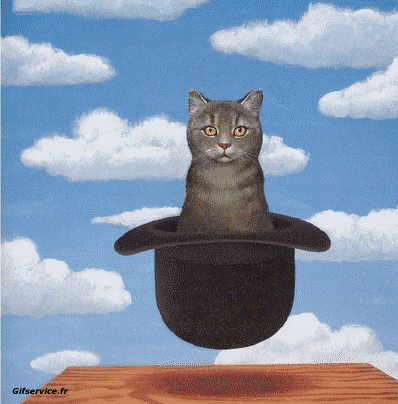 confinement covid  art recréations Getty challenge - René Magritte Artistes peintre Morphing - Ressemblance Humour - Fun 