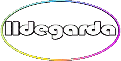 Ildegarda I FEMENINO - Italia Nombre 